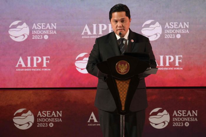 Netizen Ramai Semangati Erick Thohir Dampingi Prabowo