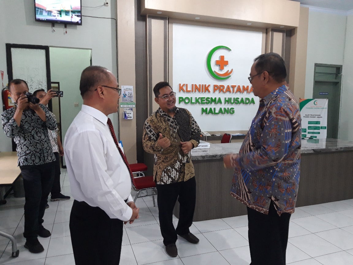 Peresmian klinik pratama Polkesma Malang