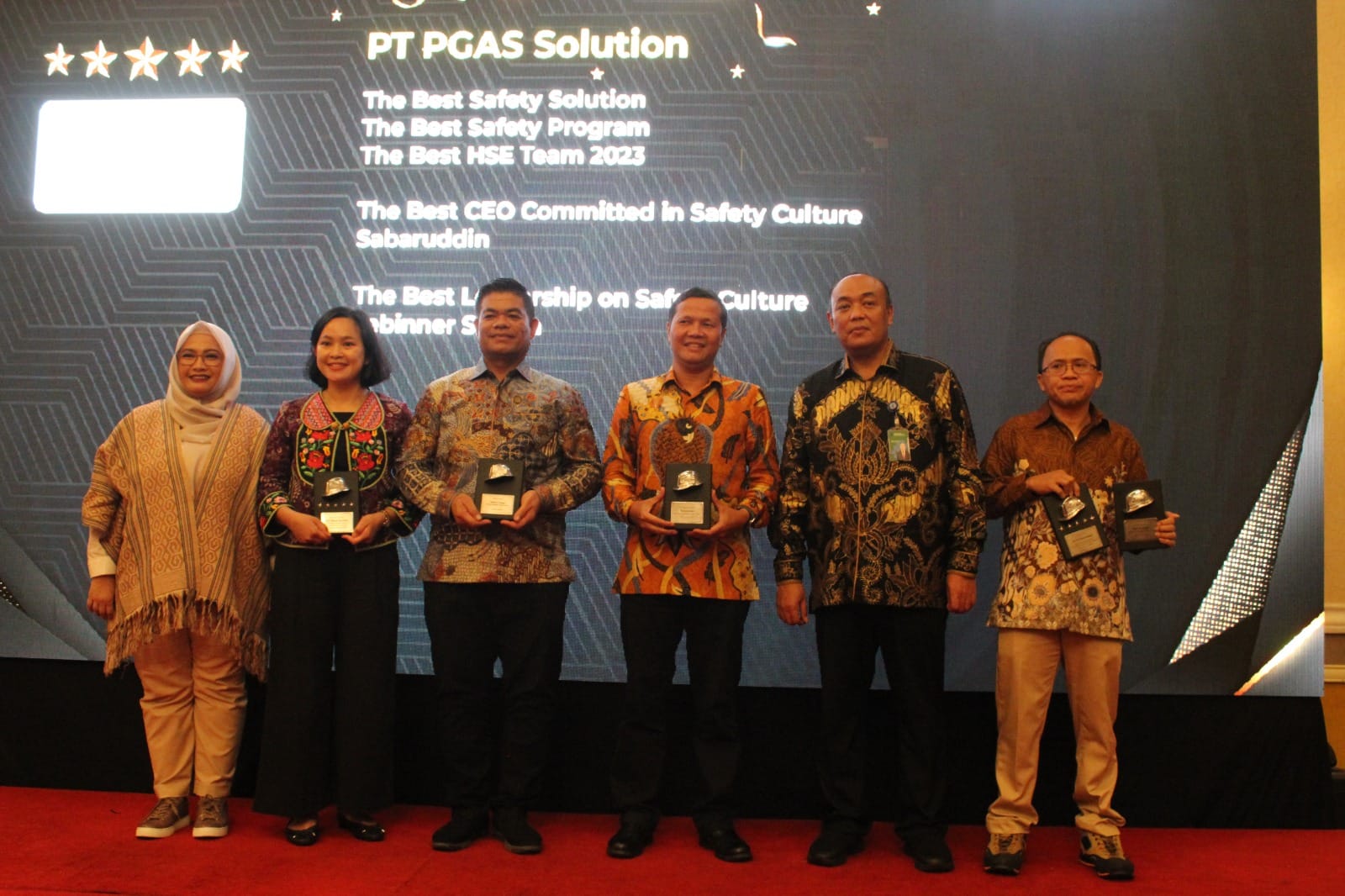 PGN Solution meraih lima kategori penghargaan dalam ajang Indonesia Safety Excellence Award (ISEA) 2023