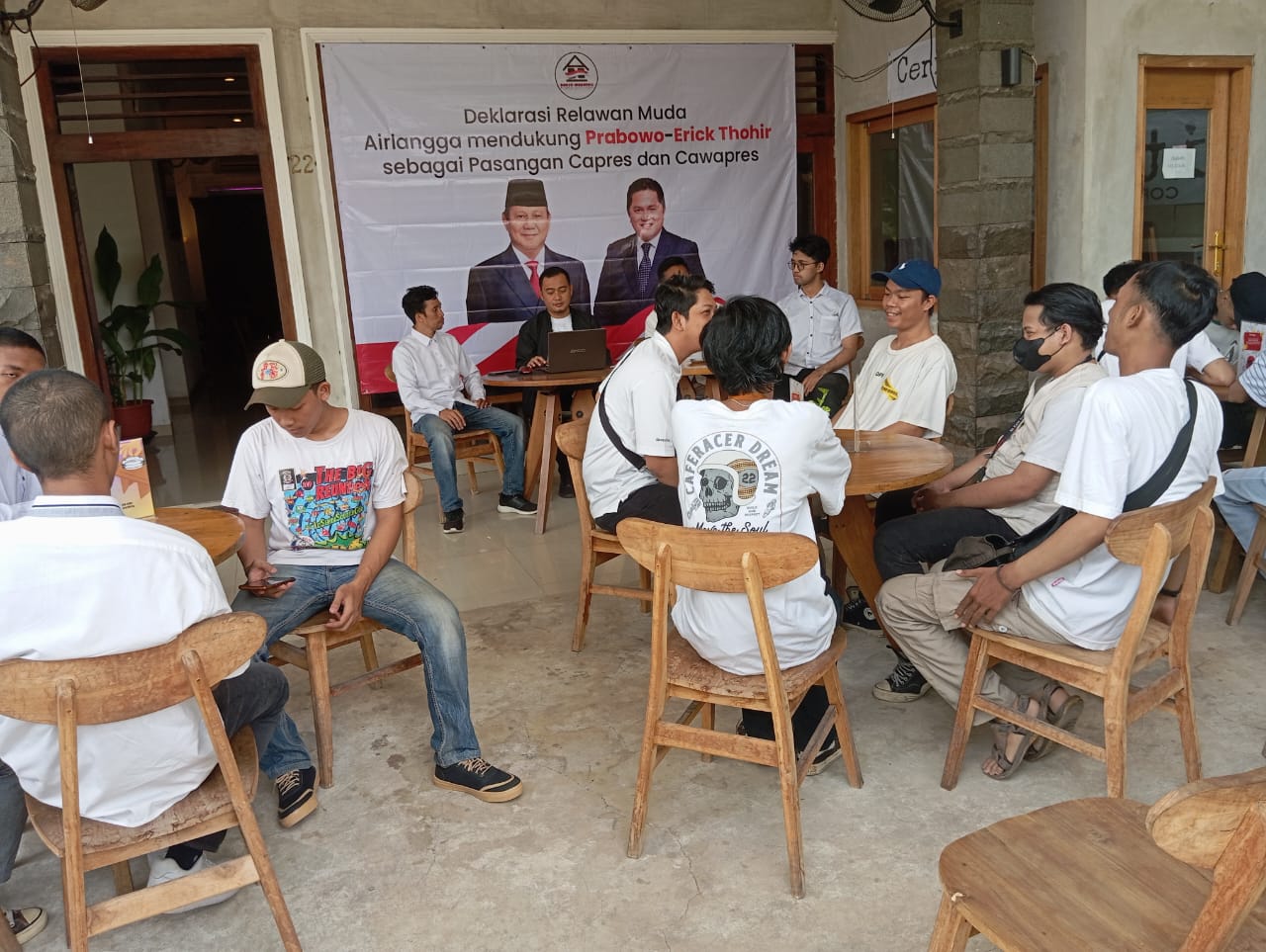 Relawan Airlangga Hartanto dukung Prabowo-Erick Thohir