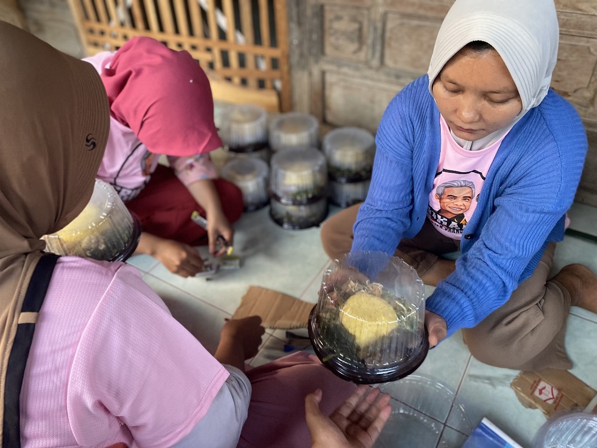 Pelatihan membuat nasi jagung kekinian