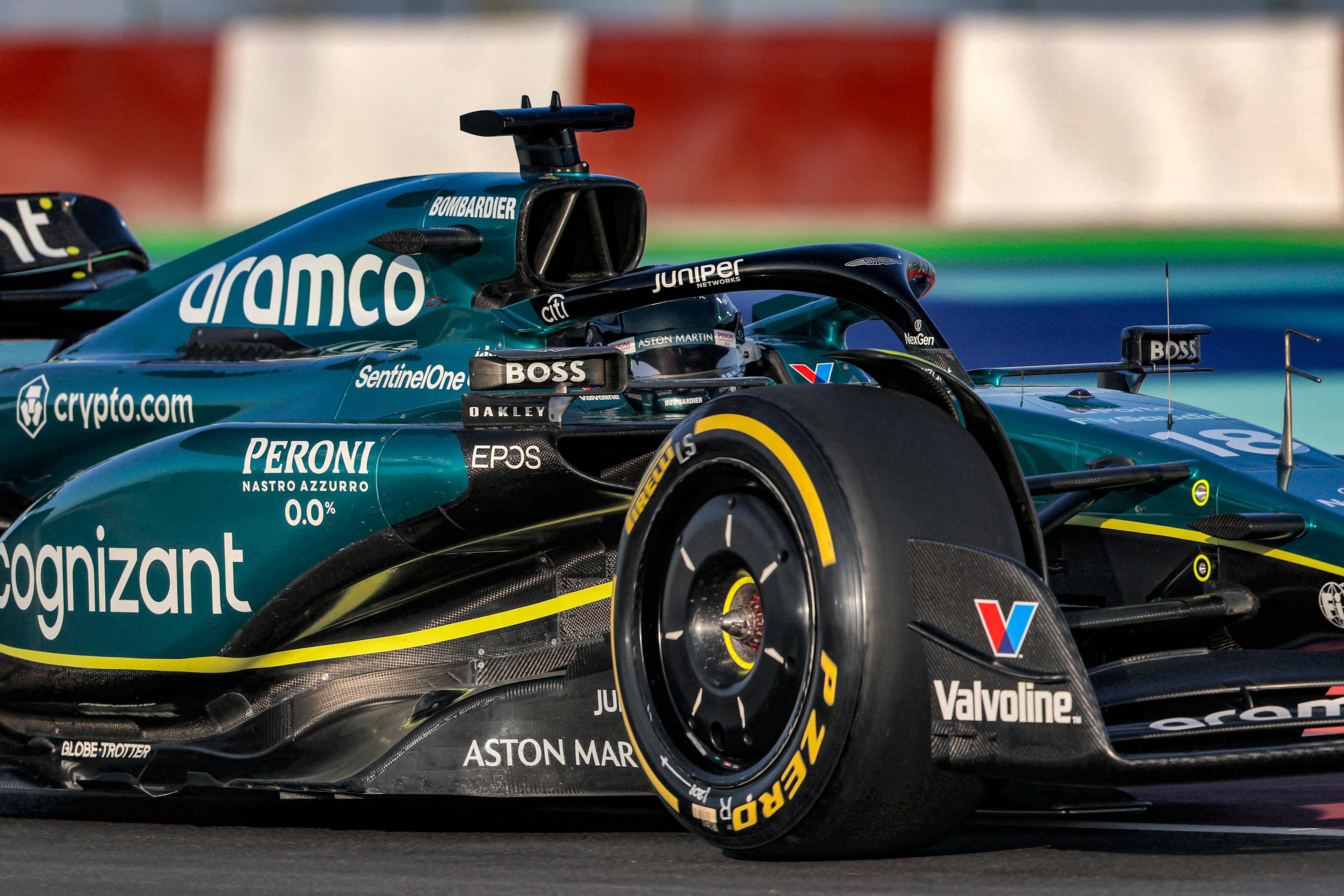 Pembalap Aston Martin Lance Stroll