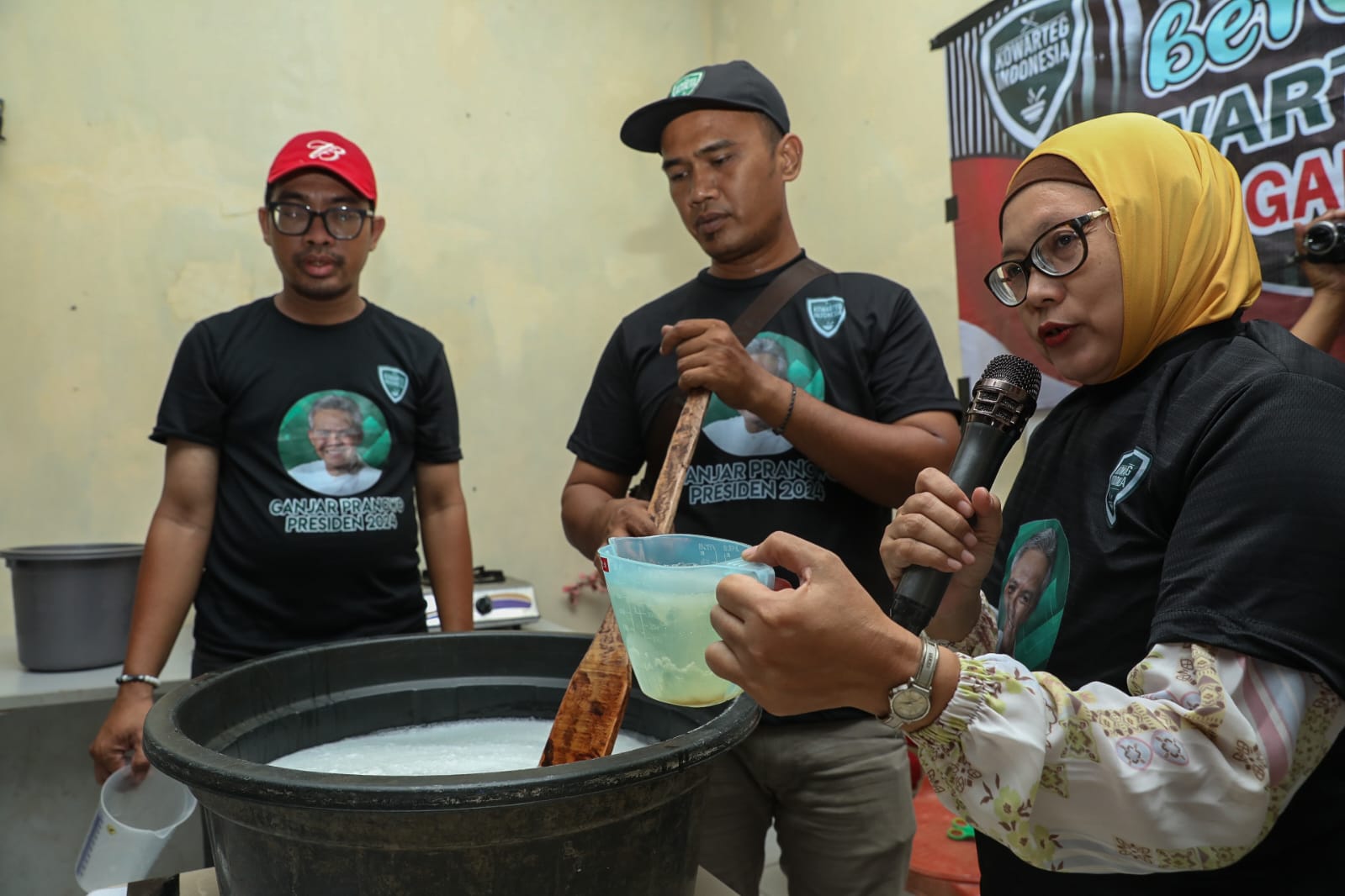 Pelatihan membuat sabun cuci piring di Jakarta Timur