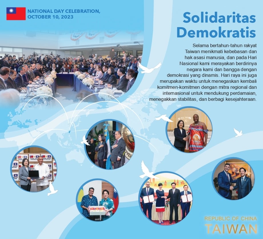 Peringatan Hari Nasionaol Taiwan: Solidaritas Demokratis