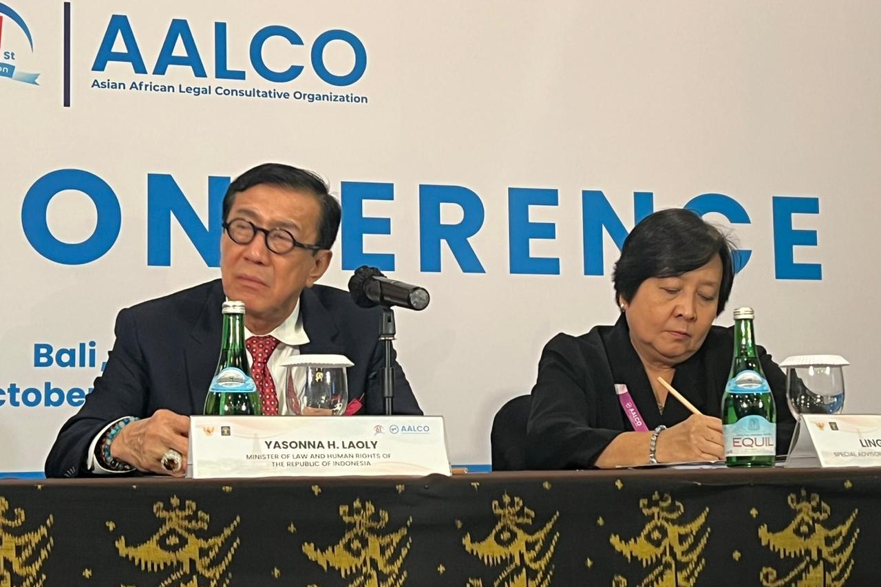 Indonesia terus mendorong agar AALCO menjadi organisasi yang bisa menjadi medium untuk menyampaikan kepentingan negara Asia dan Afrika. 