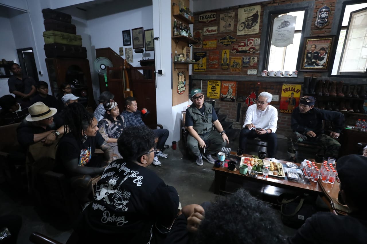 Bacapres Ganjar Pranowo bertemu budayawan dan seniman Jabar