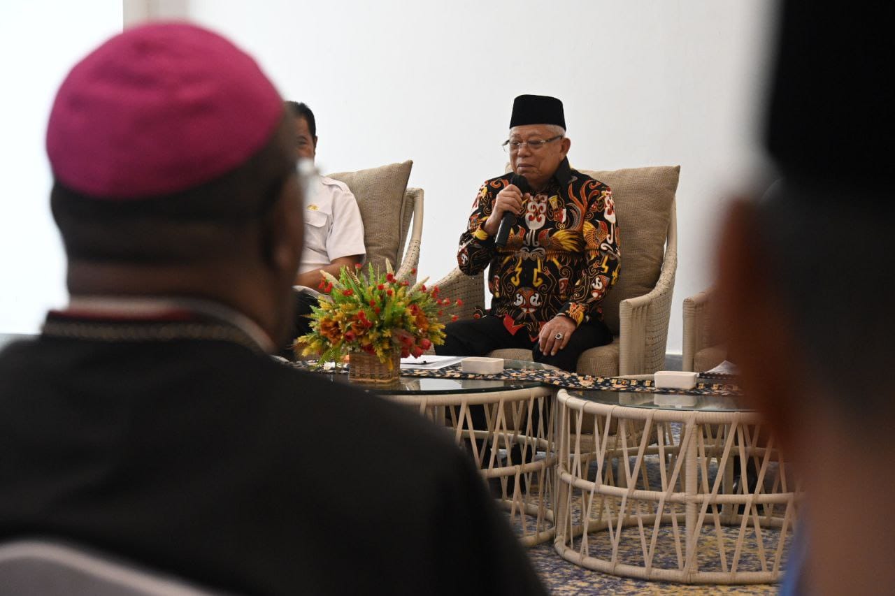 Wapres Ma'ruf Amin pastikan Gedung Papua Christian Centre Segera Dibangun 