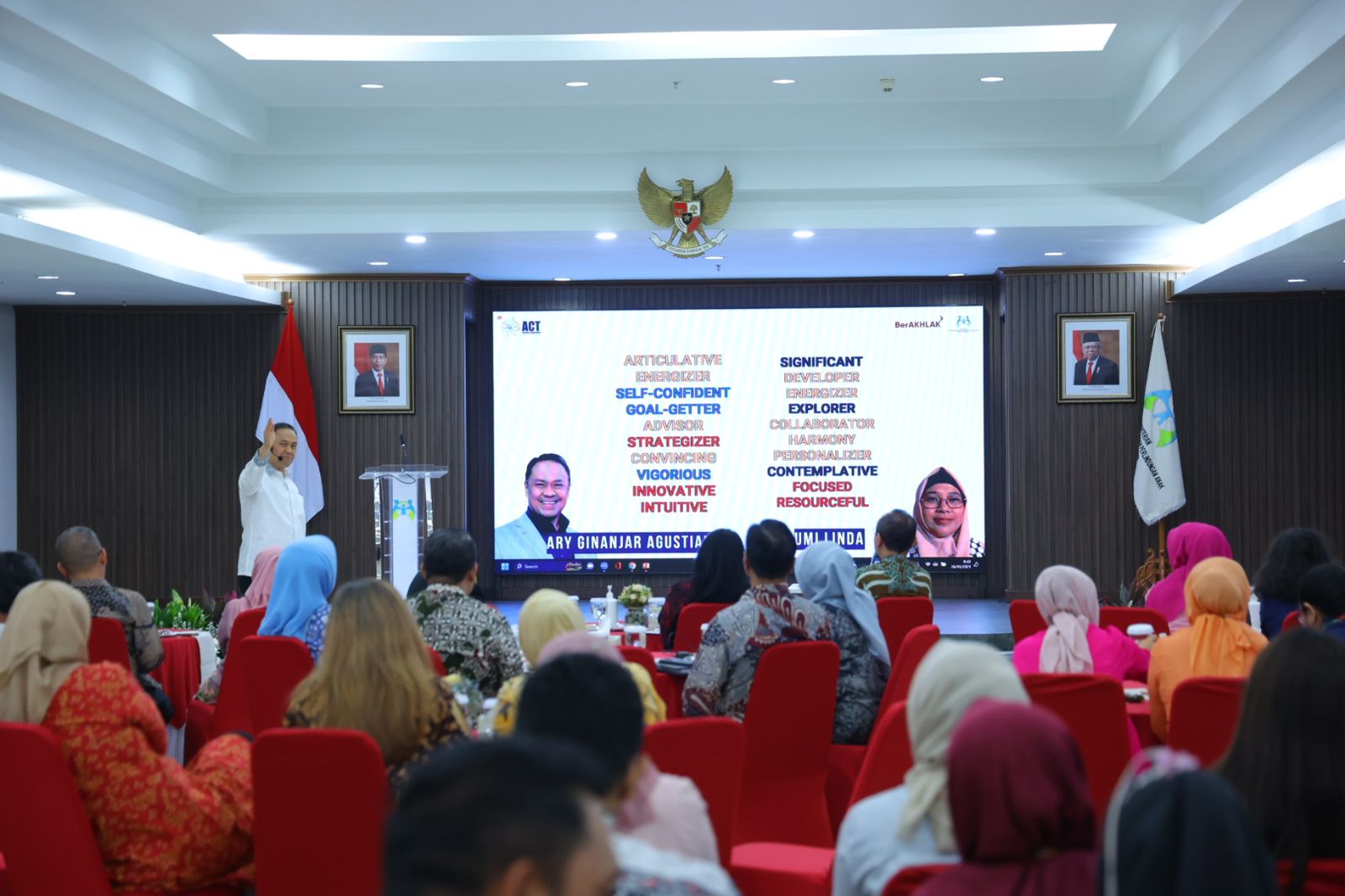 Acara launching Budaya Kerja ASN BerAKHLAK dan Employer Branding Bangga Melayani Bangsa di KPPA.