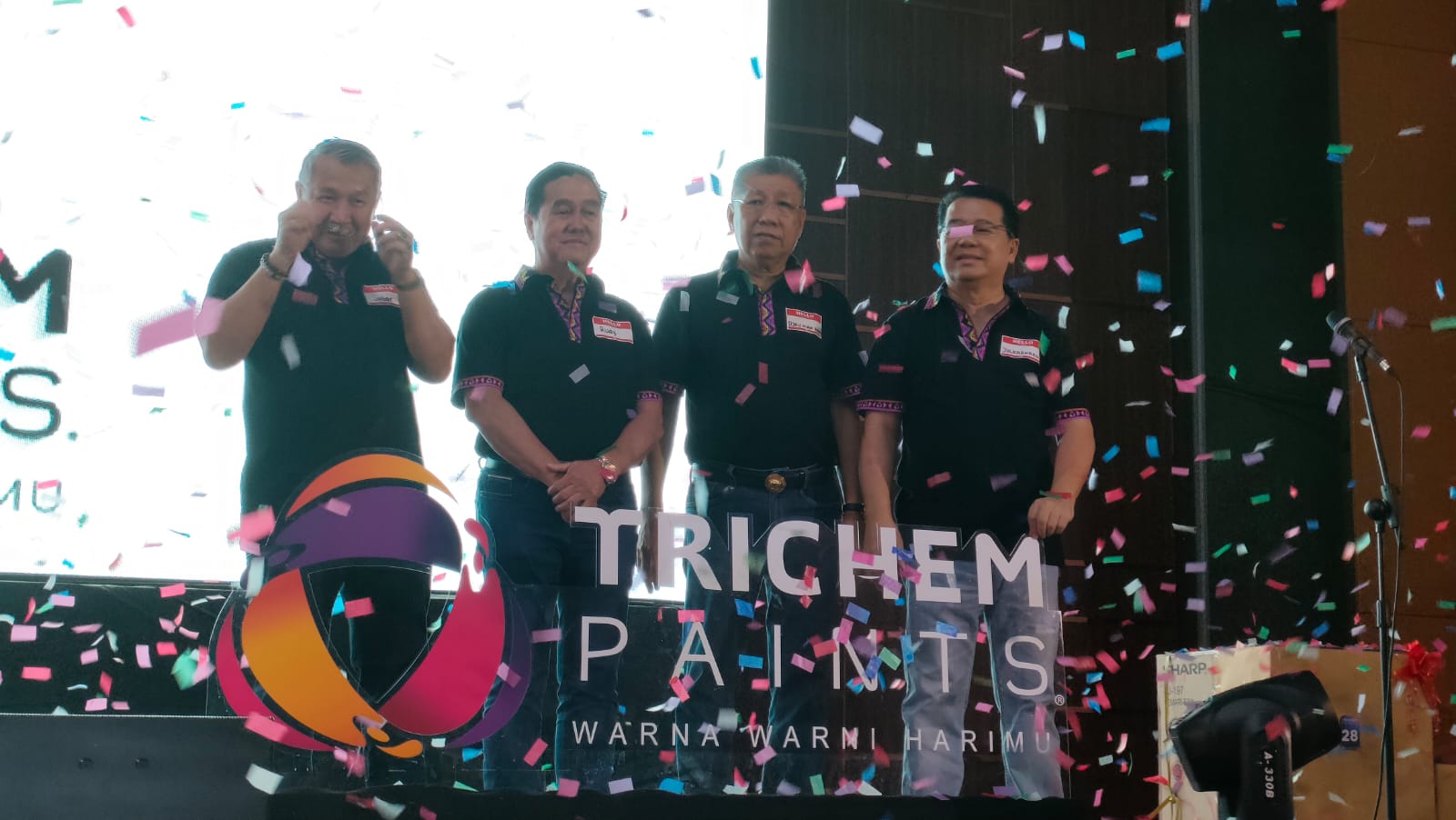 Acara Anniversary ke-20 tahun, Trichem Paint yang diselanggarakan di Jakarta, Sabtu (28/10).