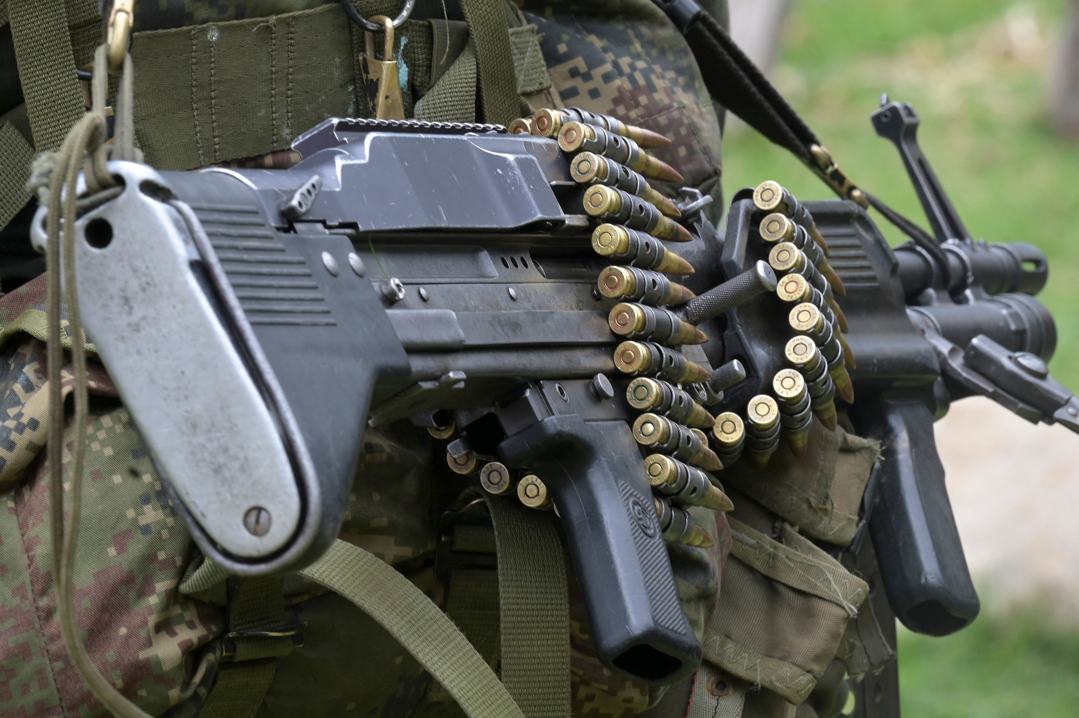 Ilustrasi peluru senapan mesin