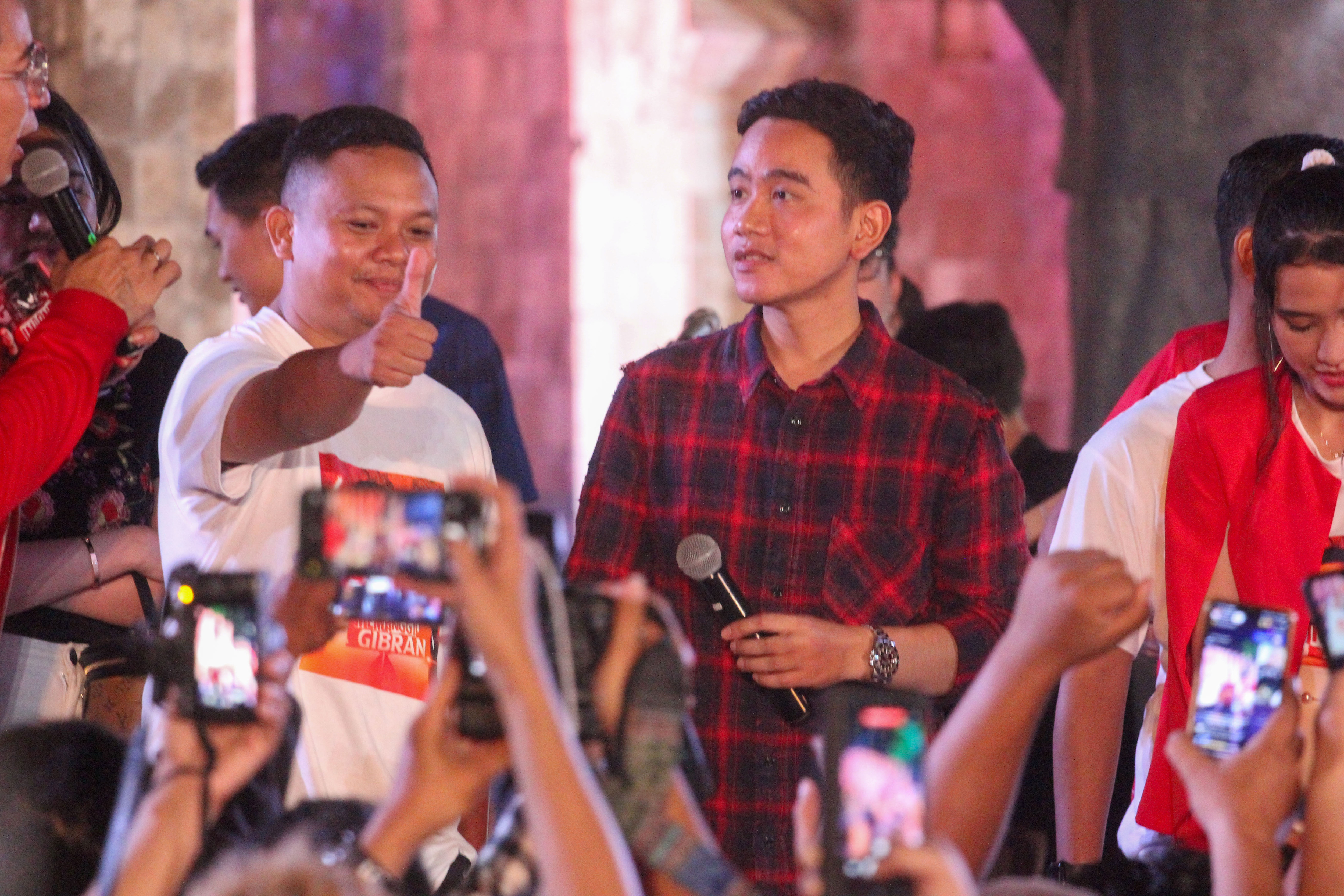 Walikota Surakarta di ajang Indonesia Memanggil Gibran