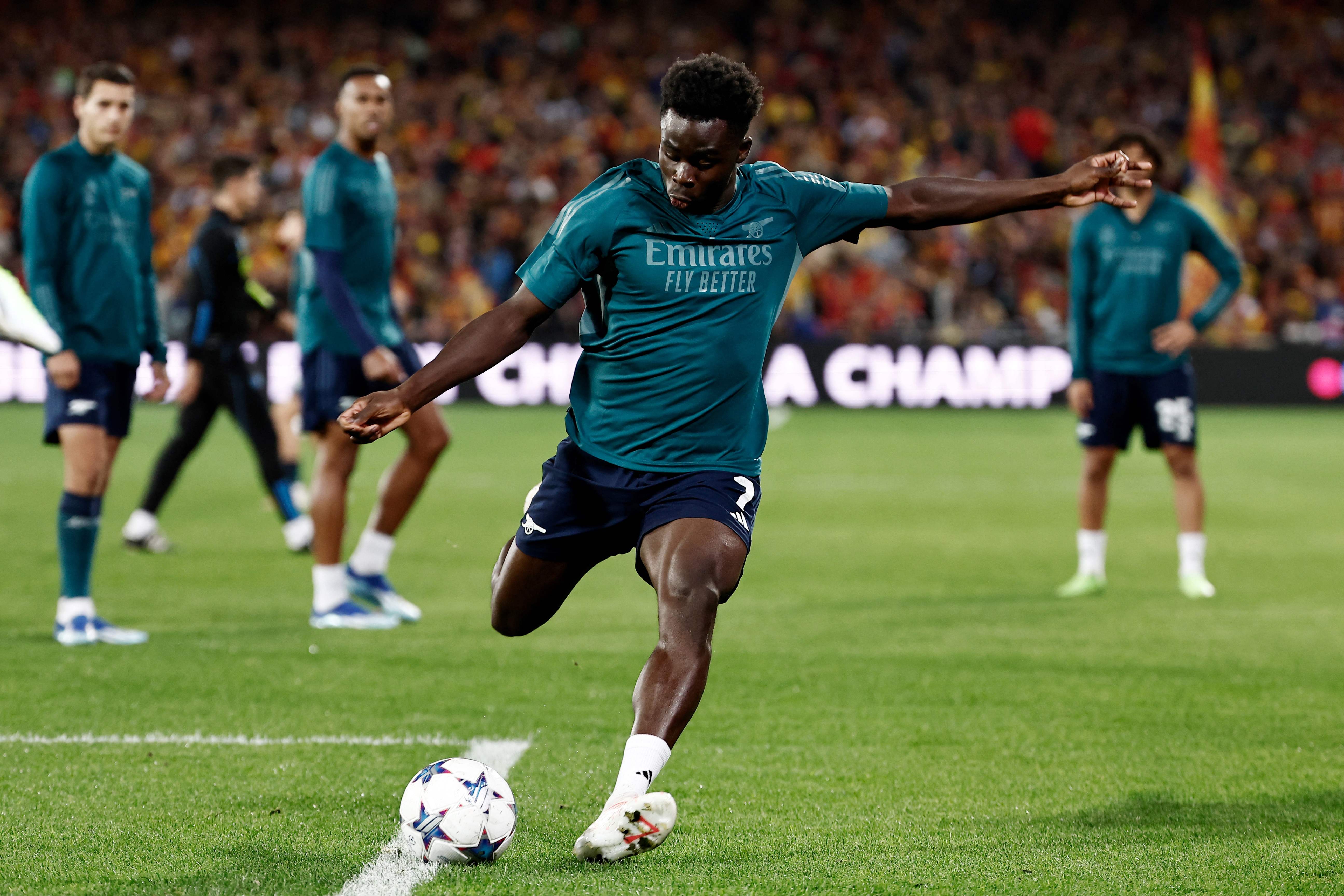 Gelandang Arsenal Bukayo Saka