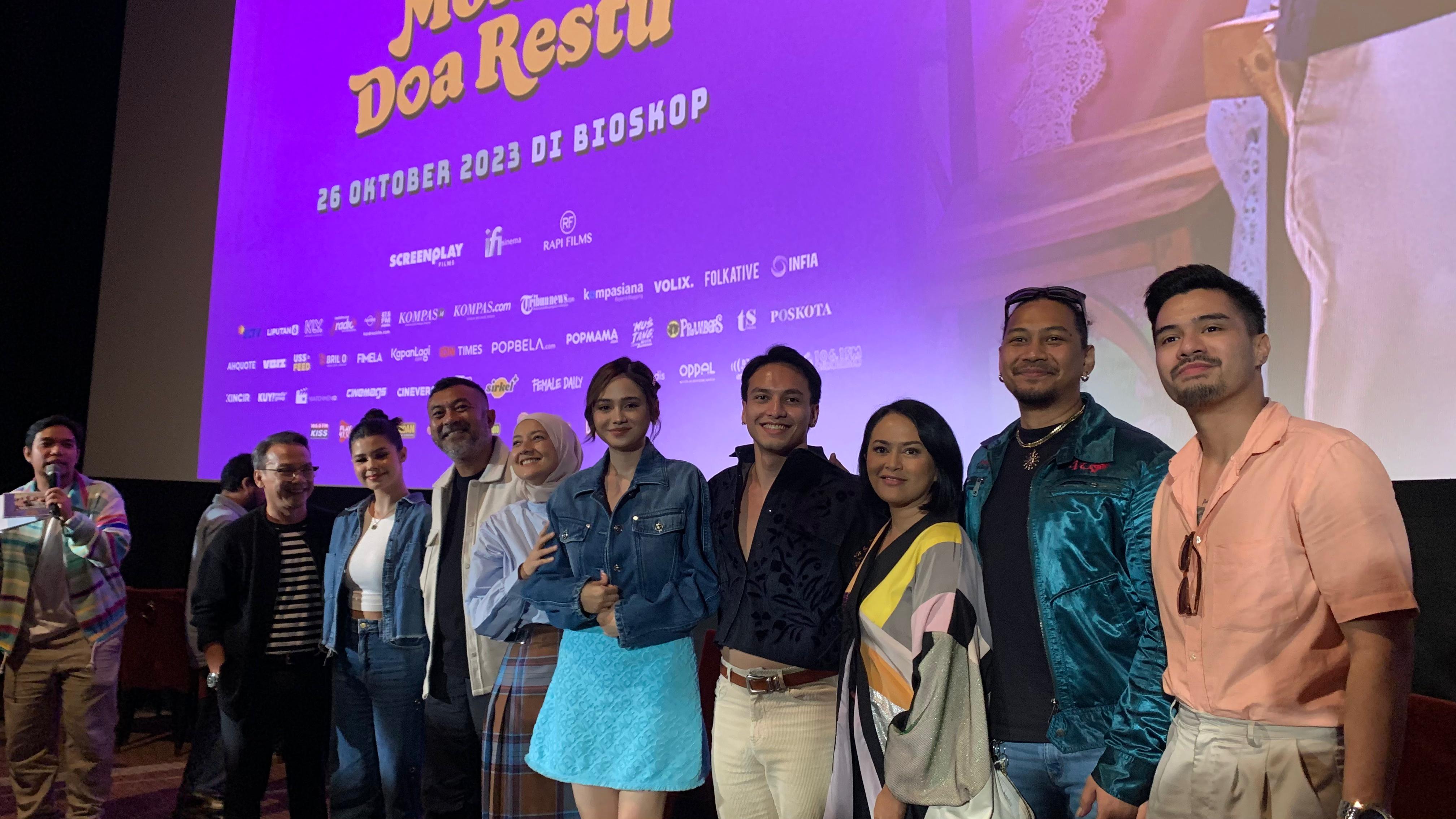 Pemutaran film Mohon Doa Restu untuk media