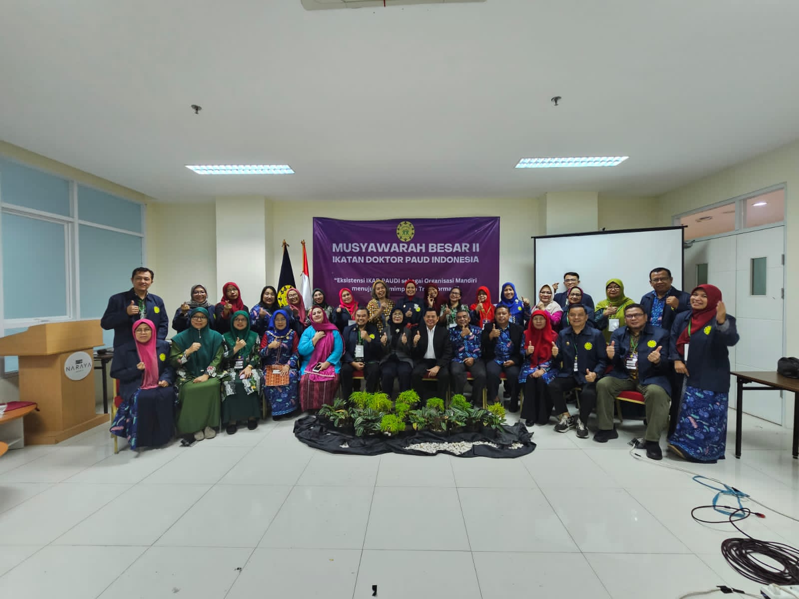 Musyawarah Besar II Ikatan Doktor PAUD Indonesia (Ikad PAUDI) di Hotel Naraya Kampus Universitas Negeri Jakarta.