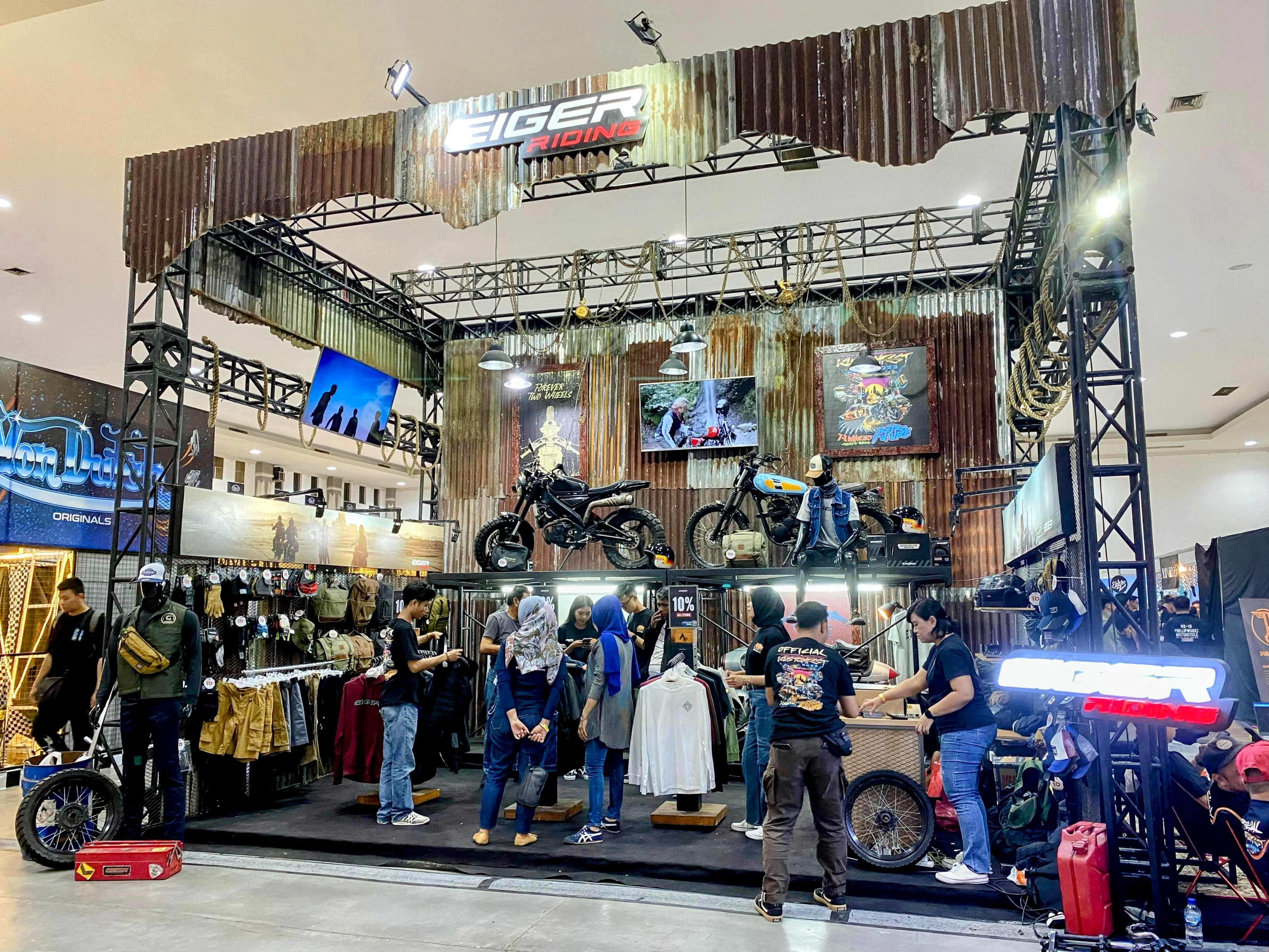 EIGER Riding meramaikan ajang Kustom Kulture Festival (KUSTOMFEST) di  Berlokasi di JEC HALL – Jogja Expo Center, Yogyakarta.
