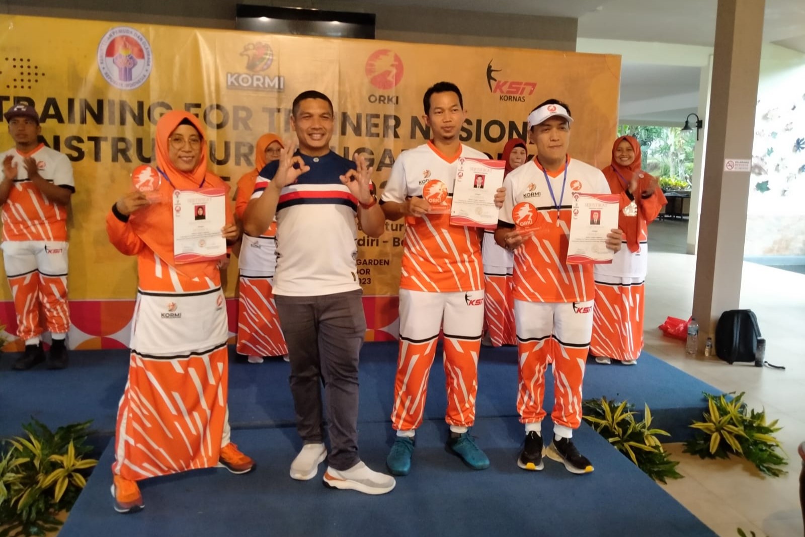 Organisasi Olahraga Kebugaran Indonesia (ORKI) menggelar Training For Trainer Instruktur Kebugaran Nasional