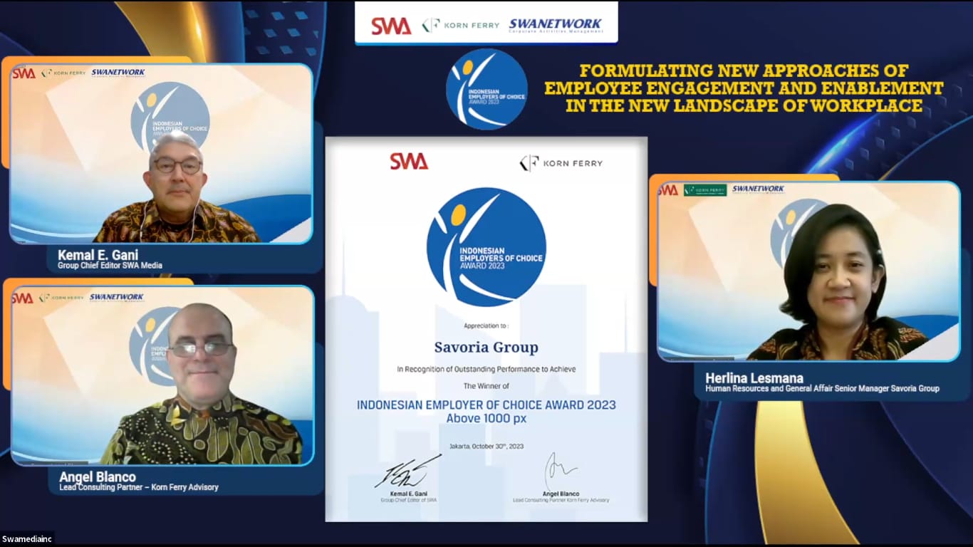 Pada tahun 2023 ini SWA dan Korn Ferry kembali melakukan survei  Employer of Choices  (EOC) 2023.