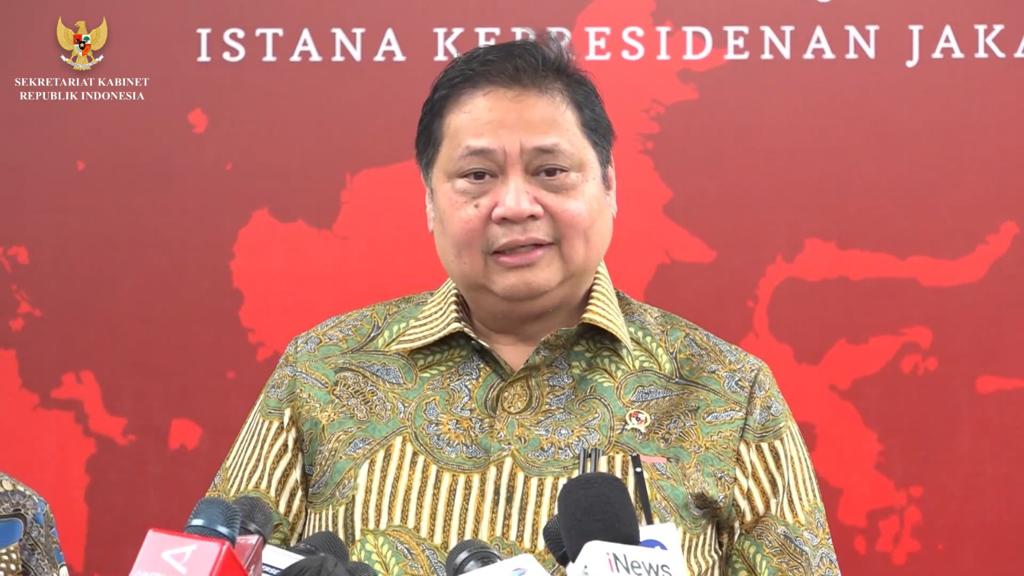 Menteri Koordinator Bidang Perekonomian Airlangga Hartarto.