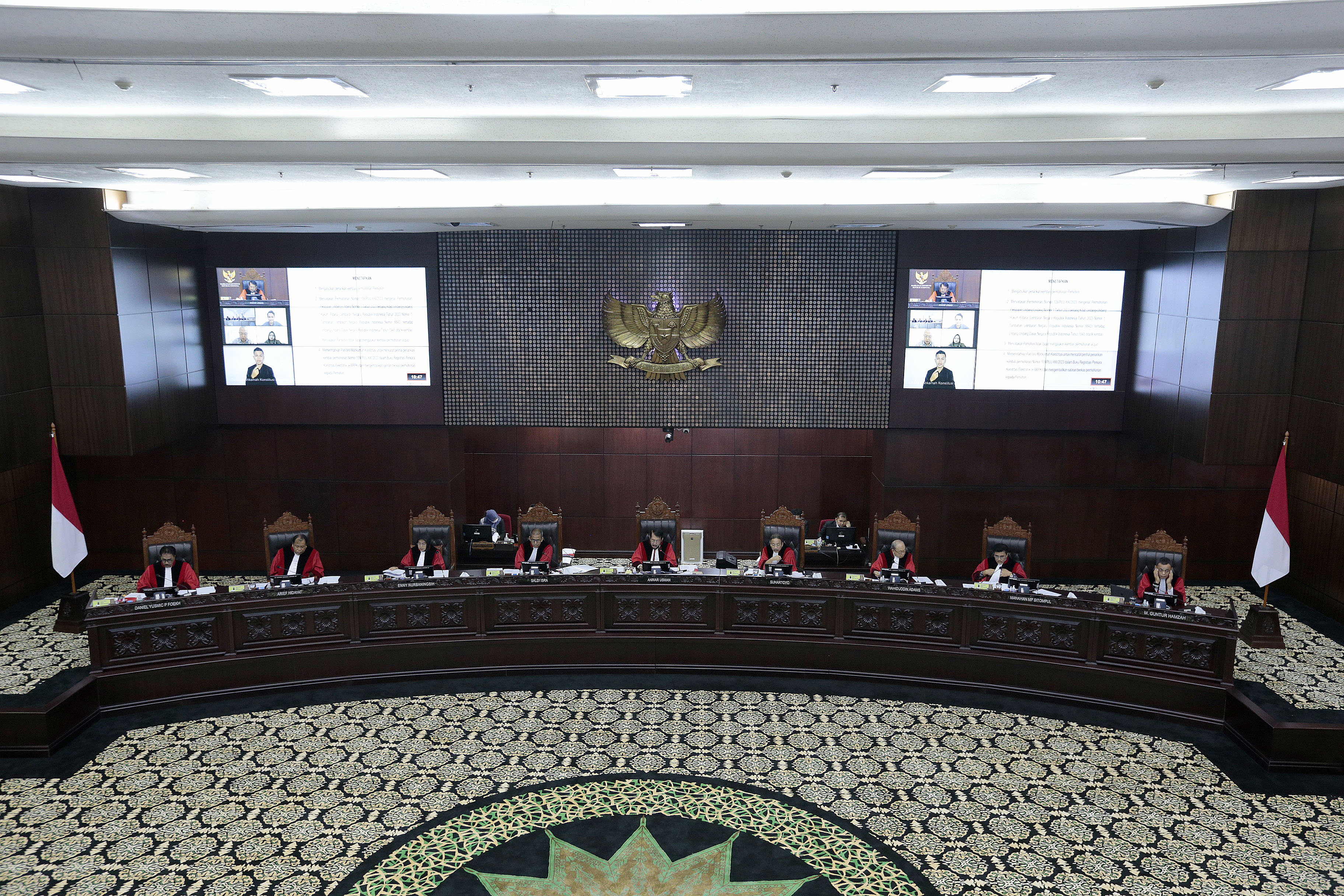 Deretan Hakim Konstitusi