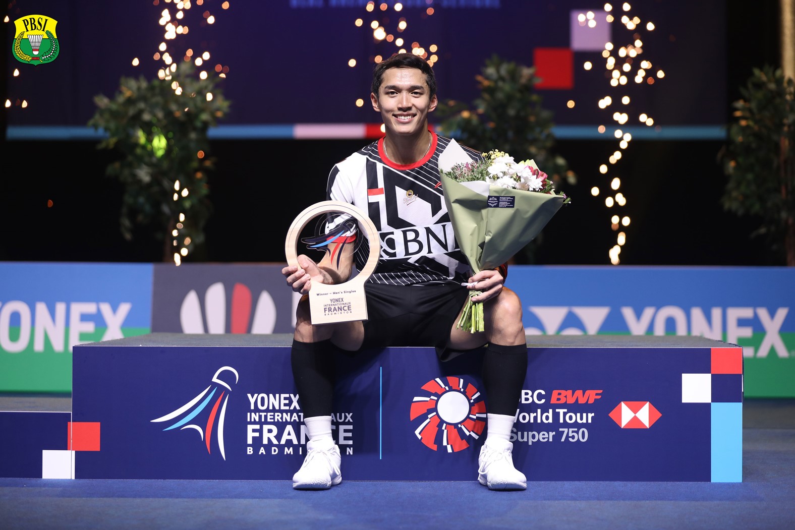 Tunggal putra Indonesia Jonatan Christie