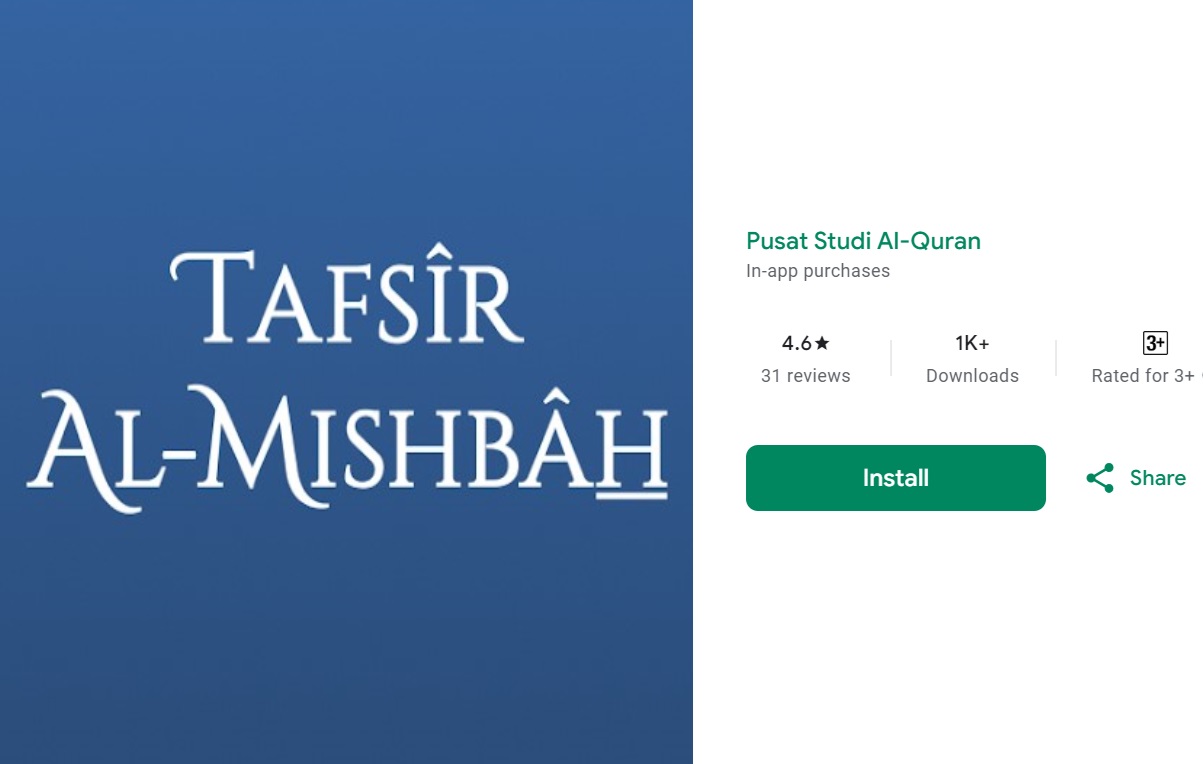 Aplikasi Tafsir Al-Mishbah