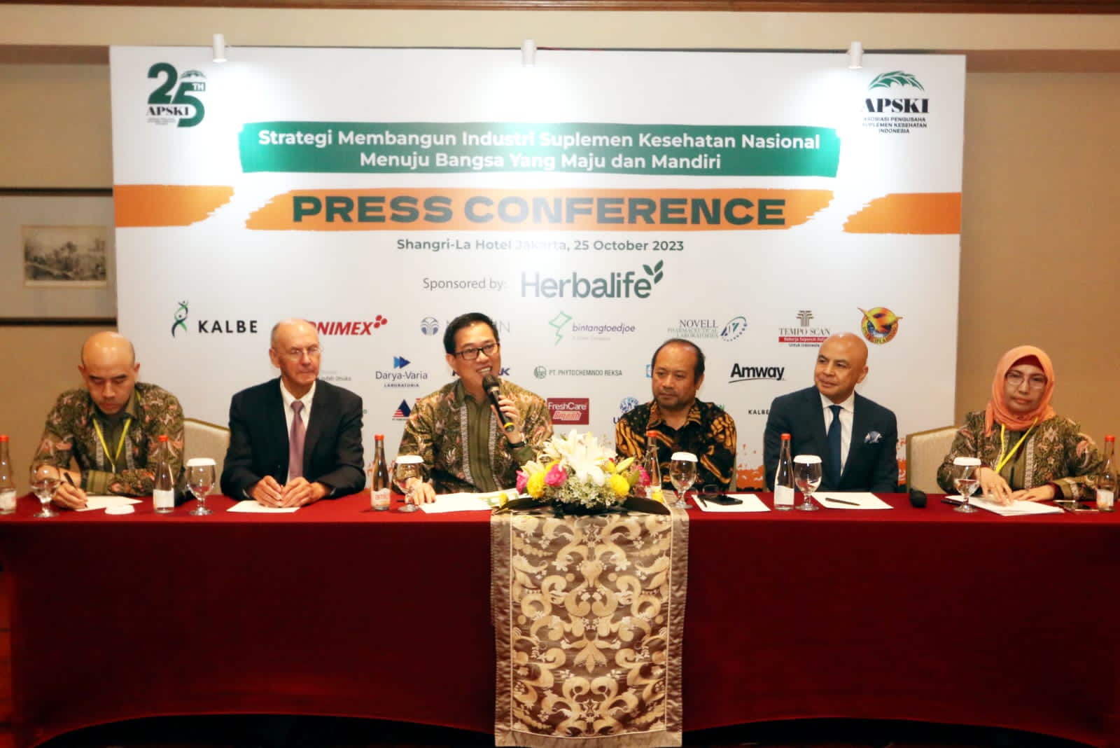 Konferensi pers yang diadakan APSKI di Jakarta, Rabu (25/10).