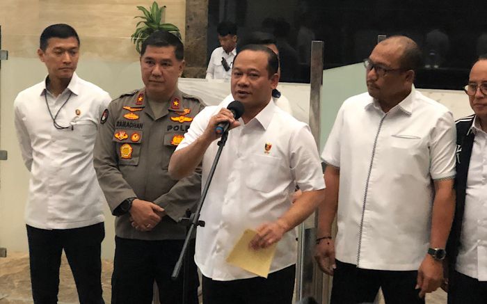 Wakabareskrim Polri Irjen Asep Edi Suheri mengungkapkan modus match fixing sebuah pertandingan di Liga 2