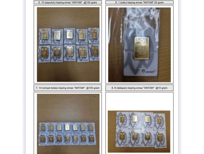 Untuk kali ketiga, KPK membuka lelang barang sitaan berupa emas 2,5 kg milik mantan rektor Unila Karomani.