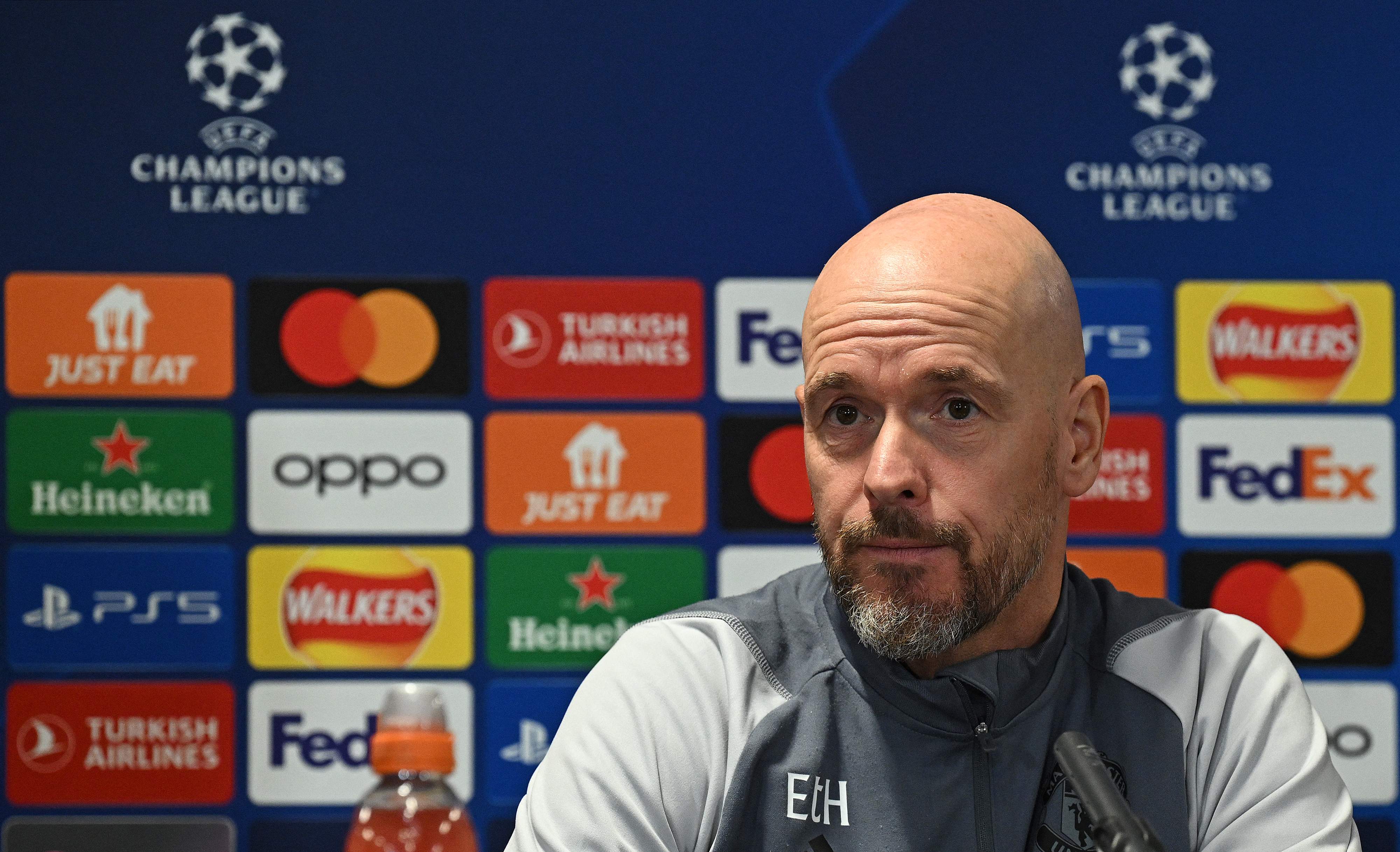 Pelatih Manchester United Erik ten Hag