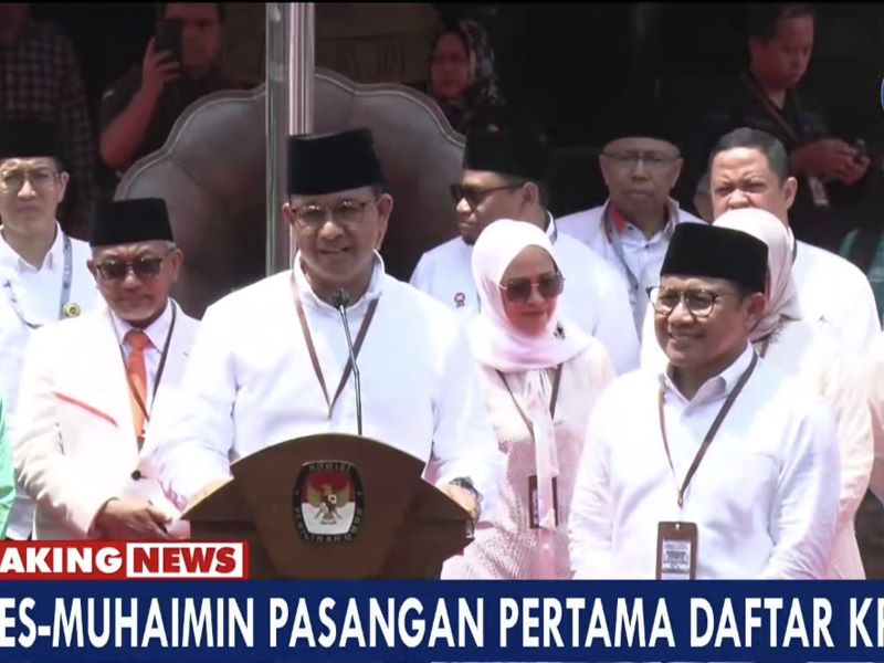 Bakal capres dan cawapres Anies Baswedan dan Muhaimin Iskandar