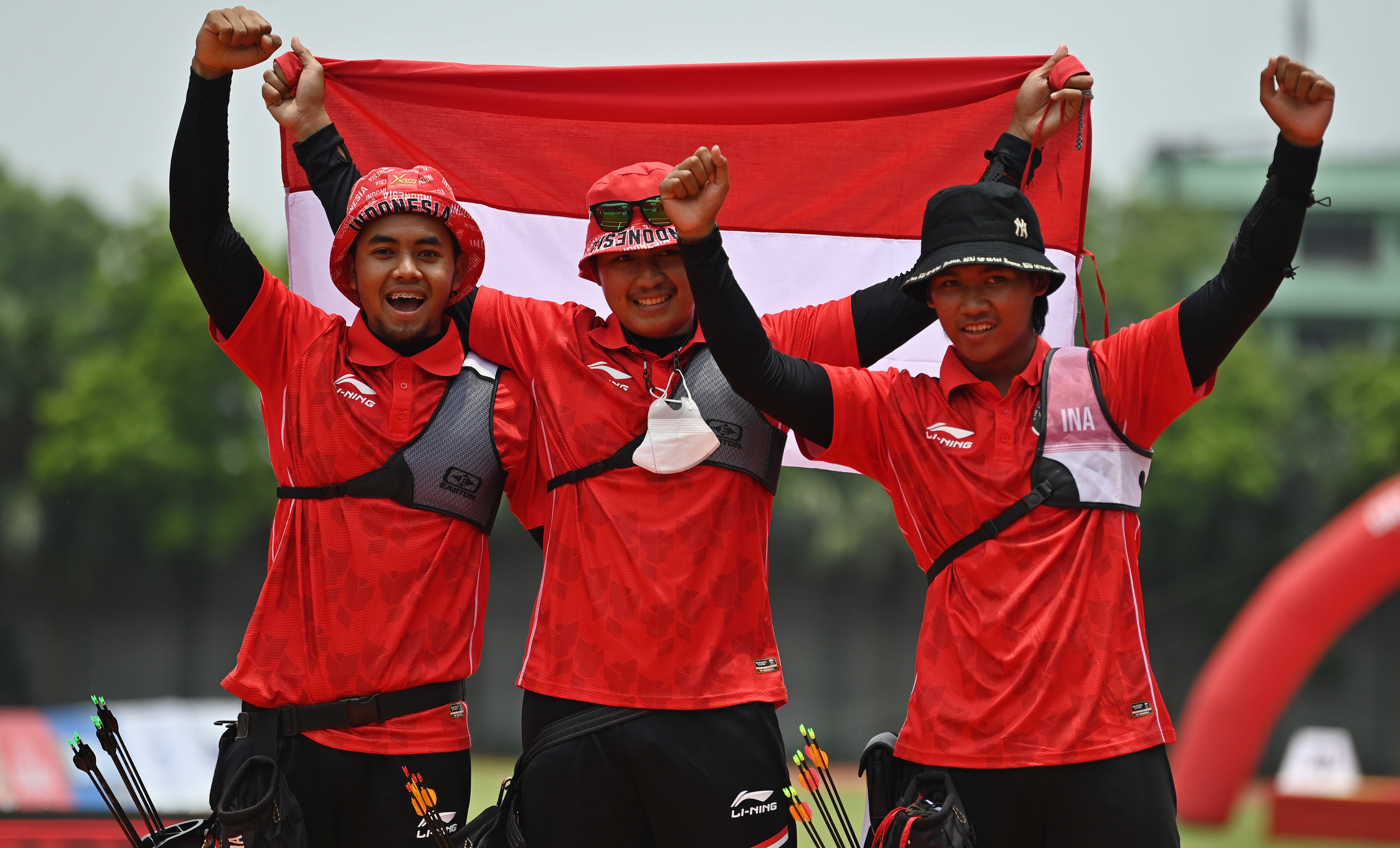 Ilustrasi tim panahan Indonesia