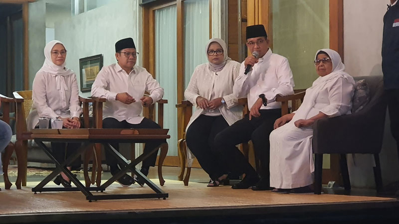 Anies Baswedan dan Cak Imin. 