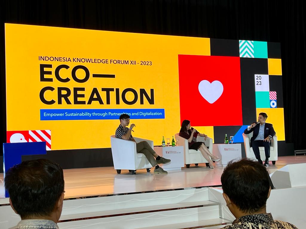 Indonesia Knowledge Forum (IKF) XII 2023 di Jakarta, Rabu (11/10/2023), 