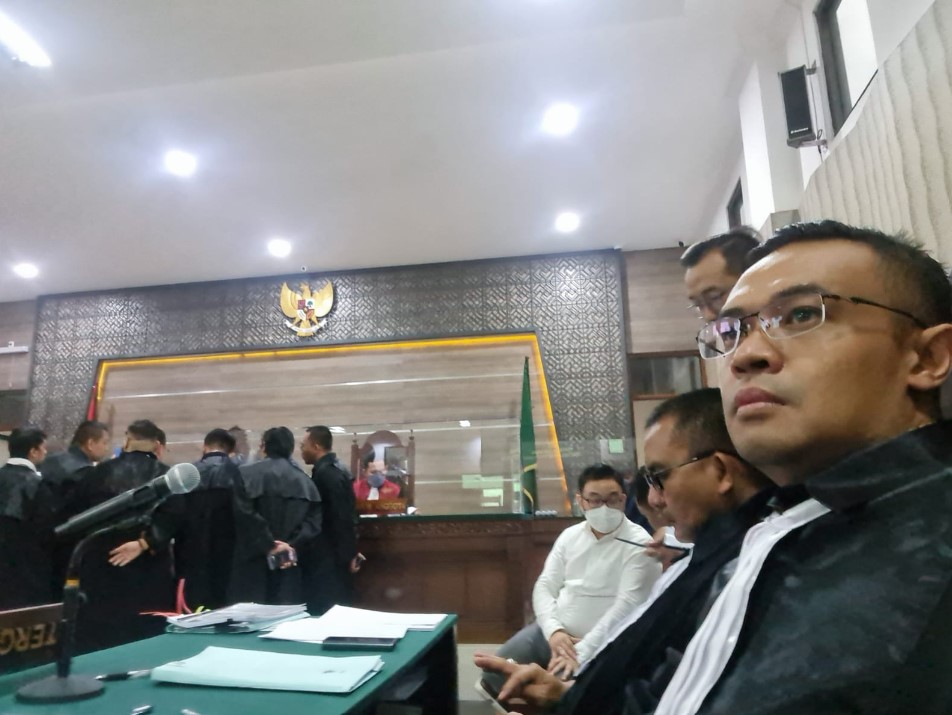 Kuasa hukum terdakwa kasus gagal ginjal akut, Yunus Adhi Prabowo. 