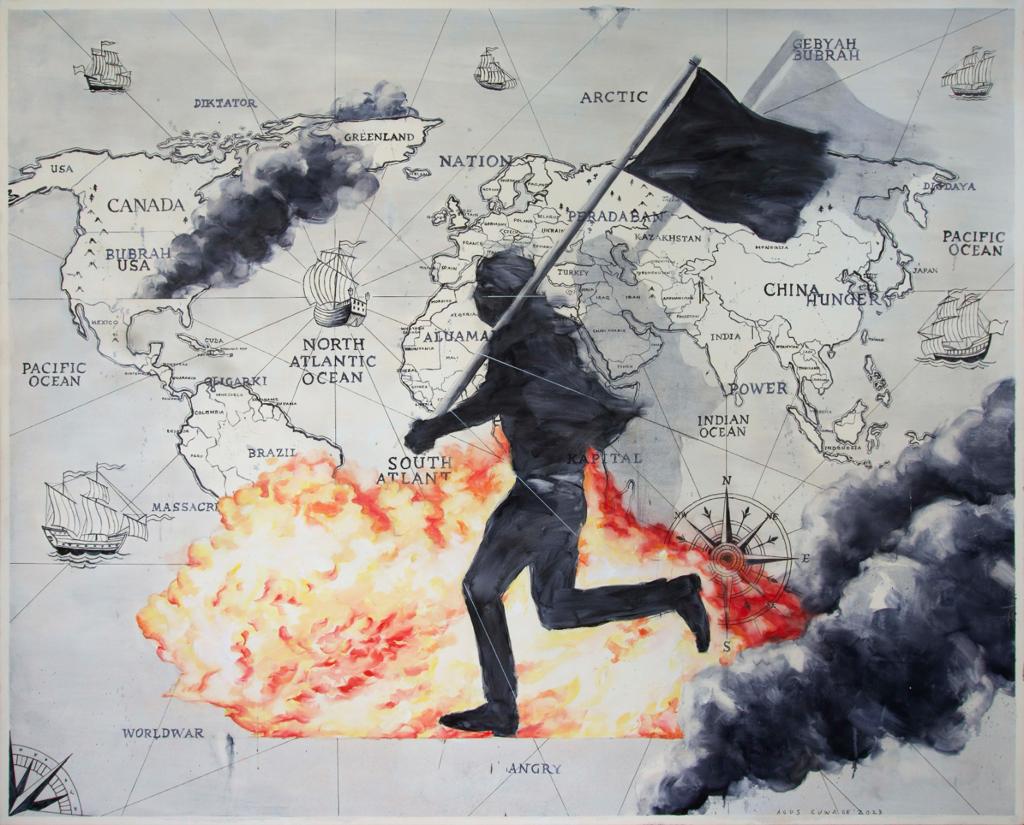 Karya seniman Agus Suwage, salah satu karya yang akan turut dipamerkan di Art SG 2024