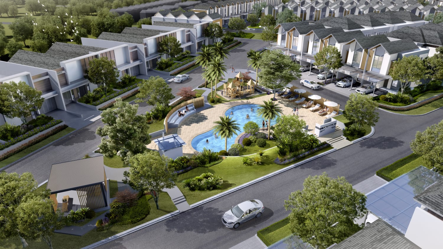 Konsep Custom Homes di Fortunia Cove