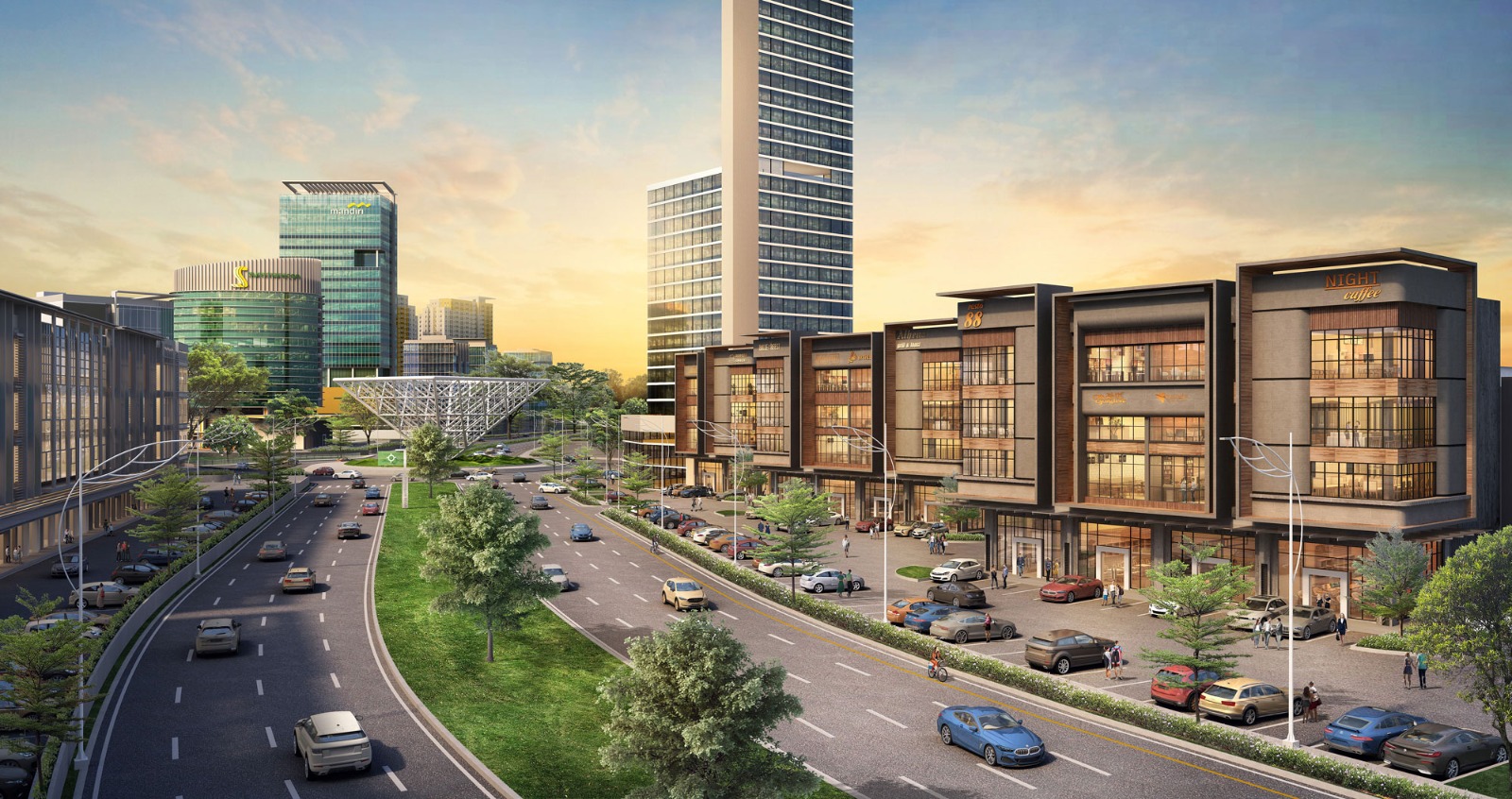 Summarecon Bekasi buka area bisnis baru yang dinamakan Crystal Boulevar Signature Commercial