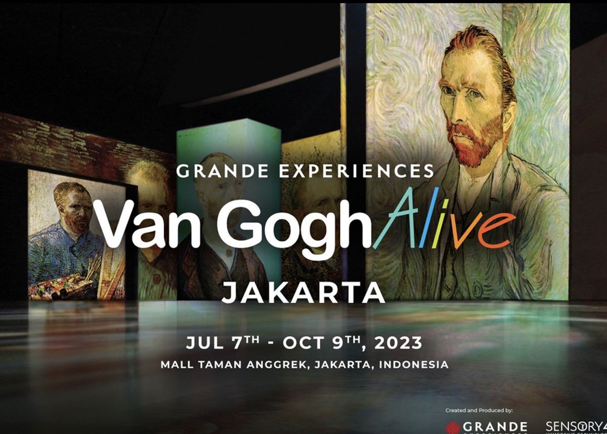Grande Experiences Hadirkan Pameran Van Gogh Alive di Mal Taman Anggrek, Jakarta