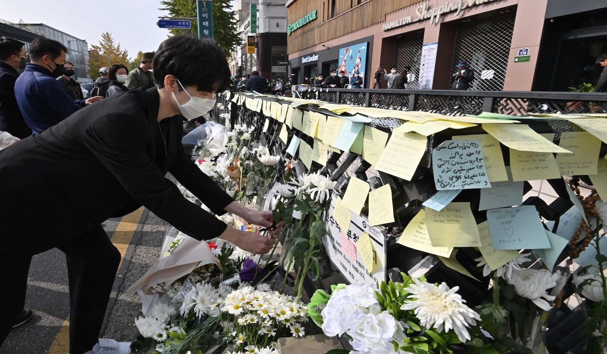 Peringatan 1 Tahun tragedi maut Itaewon, Korea Selatan