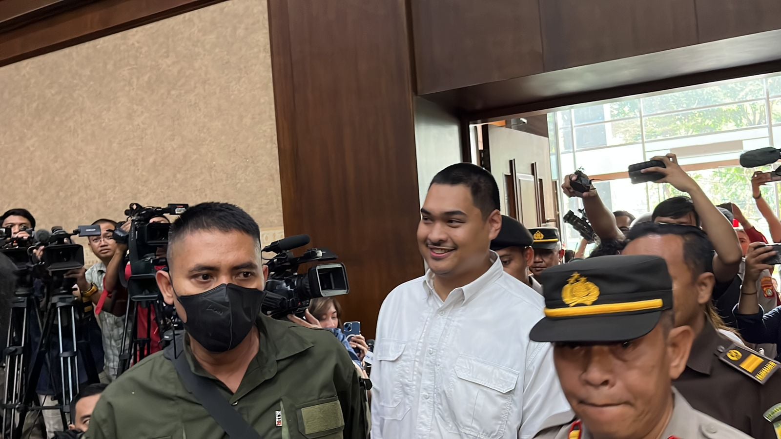 Menpora Dito Ariotedjo di Pengadilan Tipikor pada Pengadilan Negeri Jakarta Pusat, Rabu, 11 Oktober 2023.