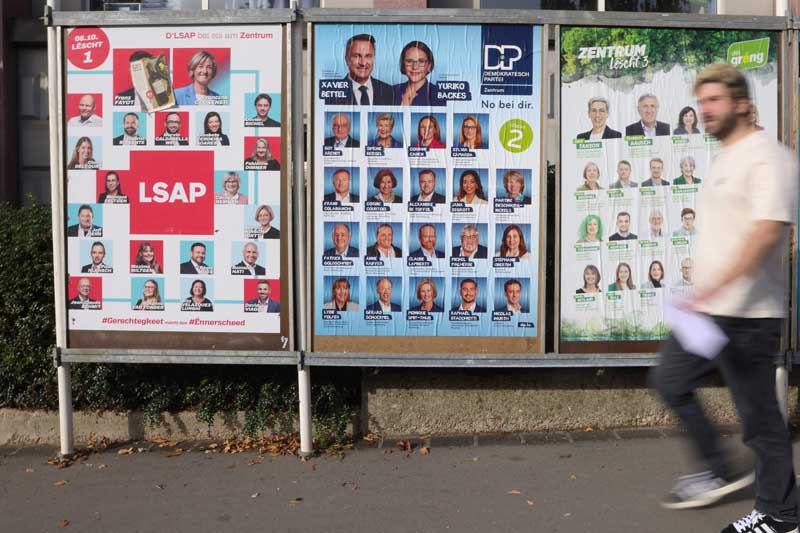 Partai Rakyat Kristen Sosial meraih posisi teratas dengan 29% suara mengalahkan Partai Hijau dalam Pemilu di Luxembourg.