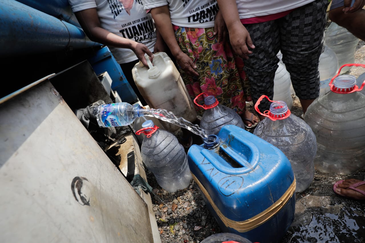 Bantuan air bersih di Kabupaten Kendal, Jawa Tengah