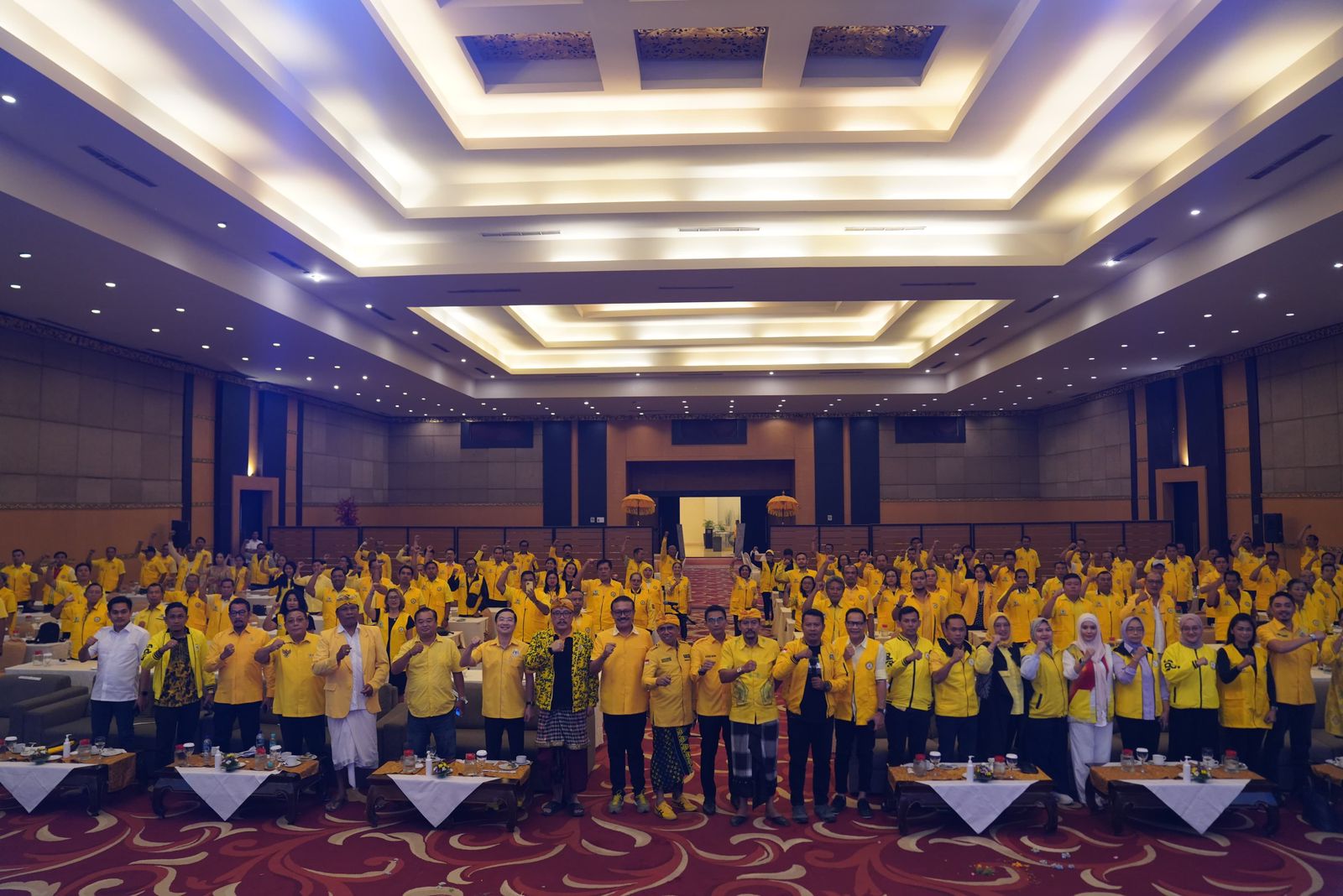 Badan Saksi Nasional Partai Golkar (BSNPG) menggelar pelatihan bagi para saksi untuk TPS pada Pemilu 2024 di Denpasar, Bali.