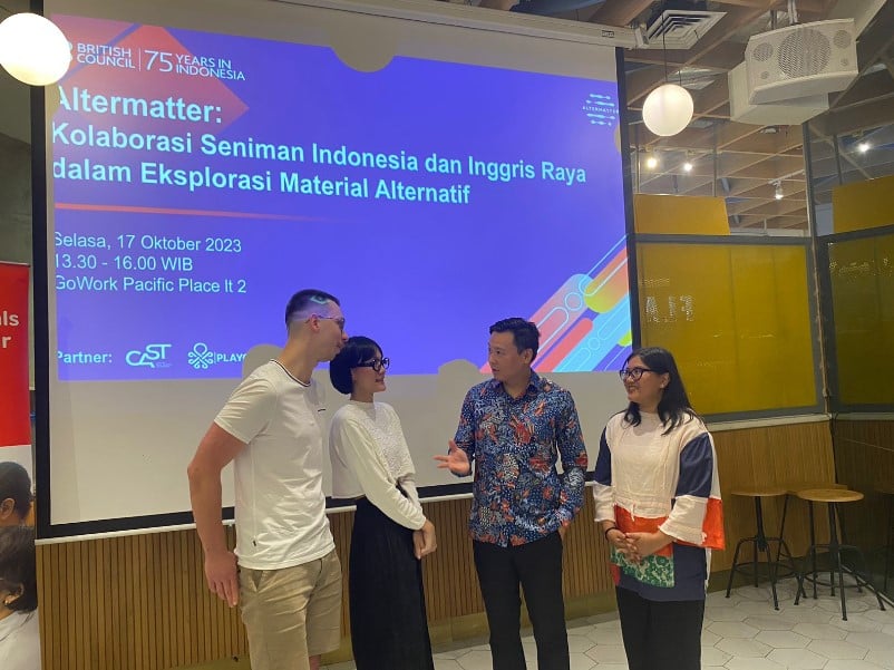 Konferensi pers soal Altermatter yang diadakan British Council.