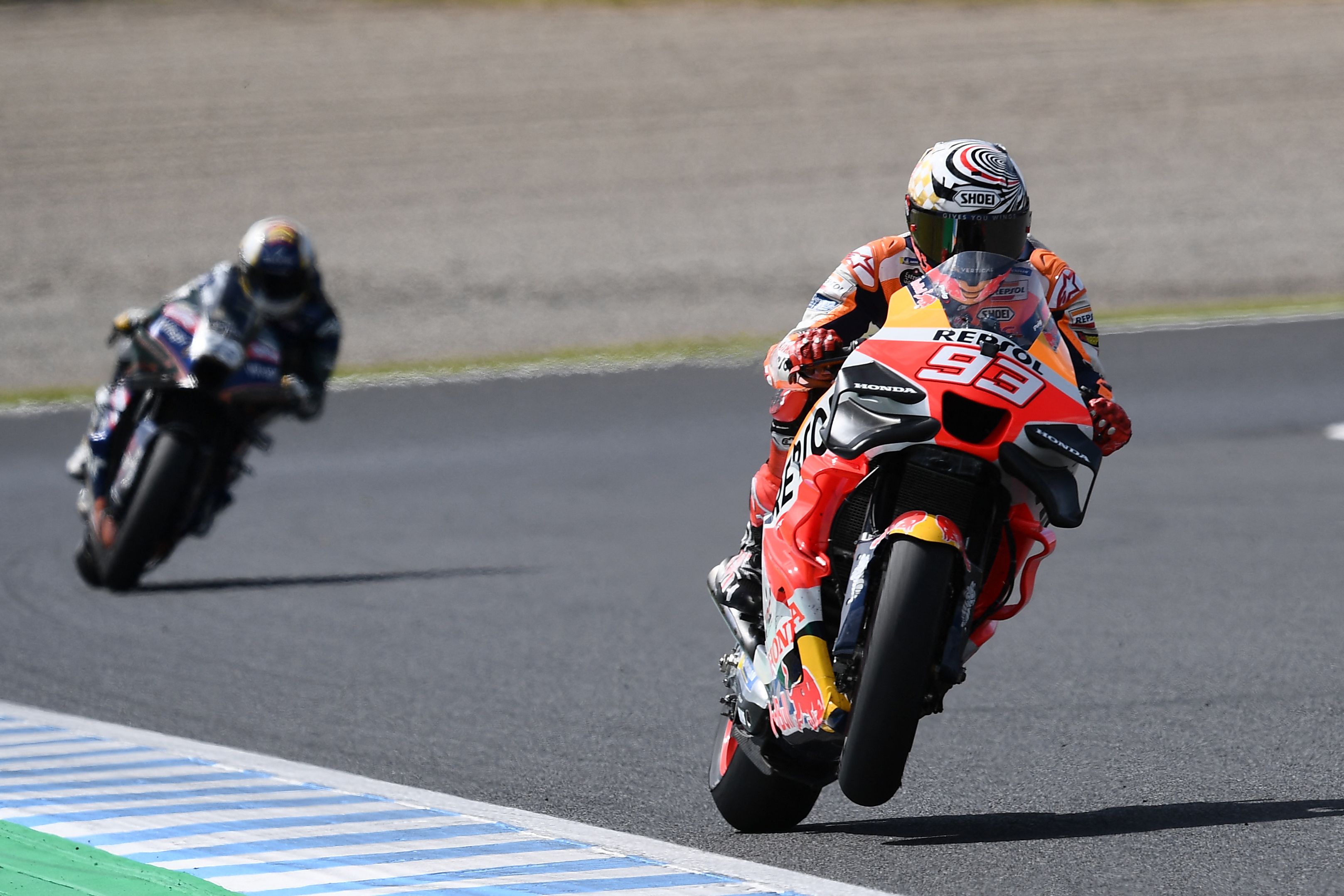 Marc Marquez berusahan tampil maksimal di GP Mandalika