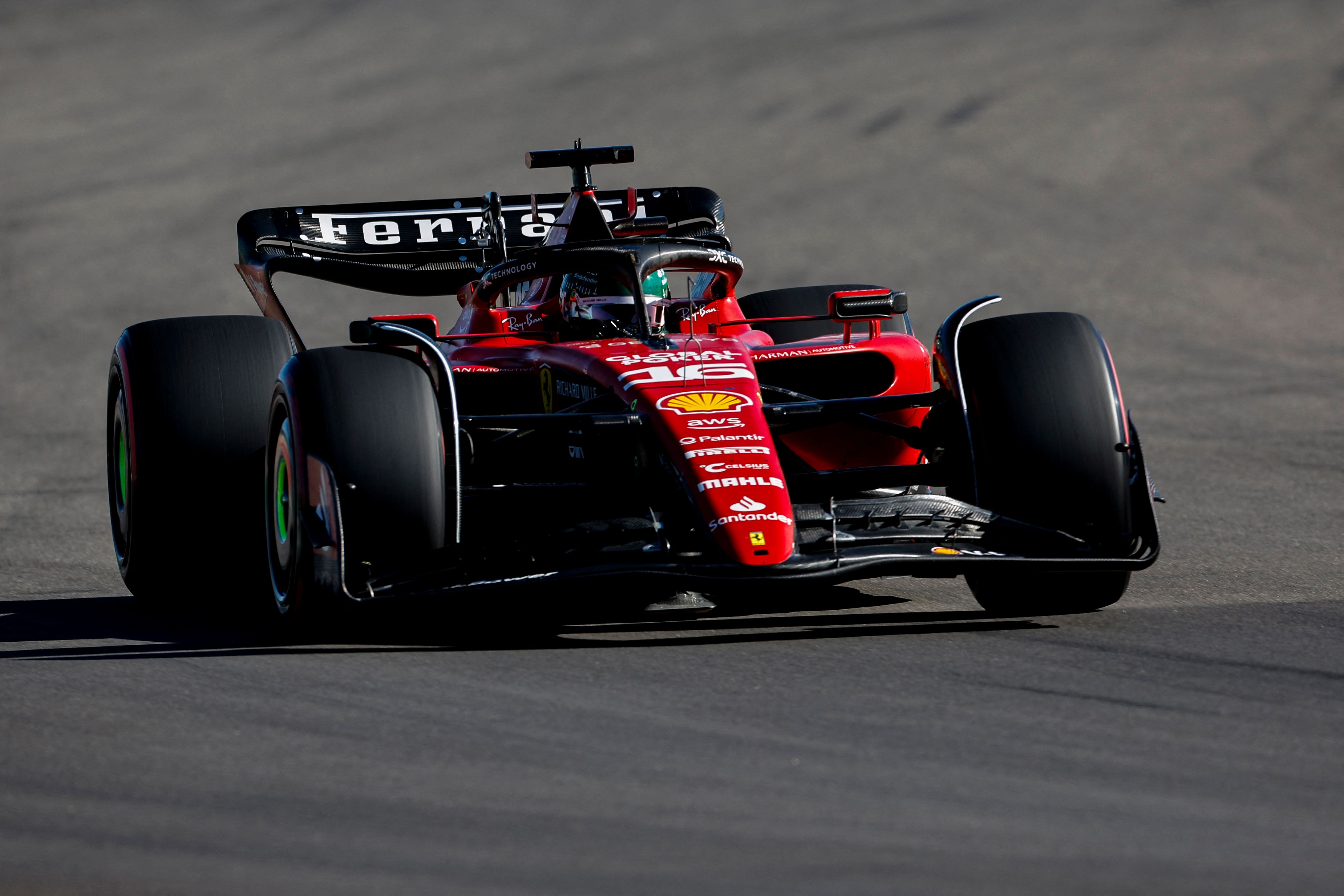 Pembalap Ferrari Charles Leclerc