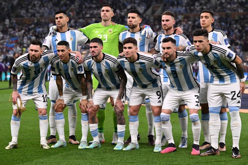 Starting Eleven Timnas Argentina di Piala Dunia Qatar 2022