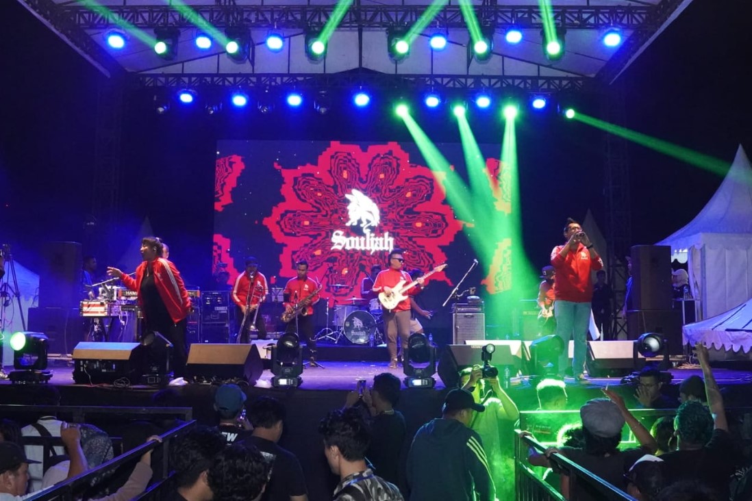 Begini Kemeriahan Pesta Rakyat Ganjar di Padang