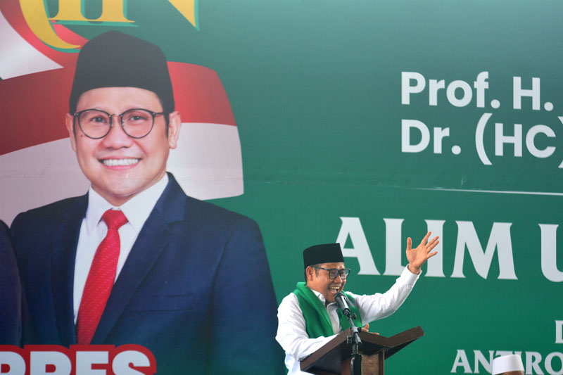 Cak Imin menegaskan Pancasila menghadirkan sistem demokrasi yang bermakna kesamaan di depan hukum dan perundangan.