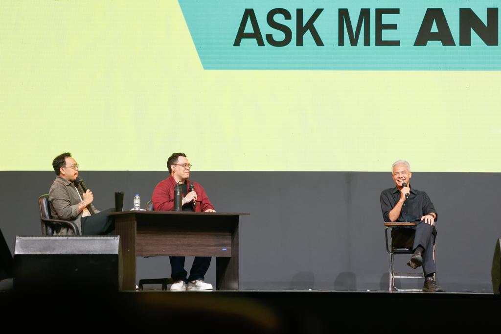Ganjar Pranowo menjadi pembicara di Ideafest 2024